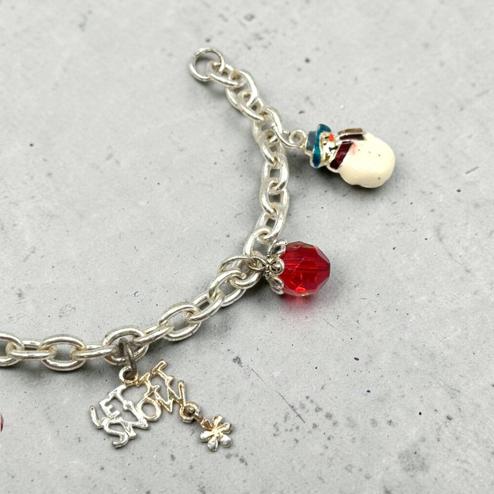 Silver-Tone Holiday Charm Bracelet - Picture 3 of 3